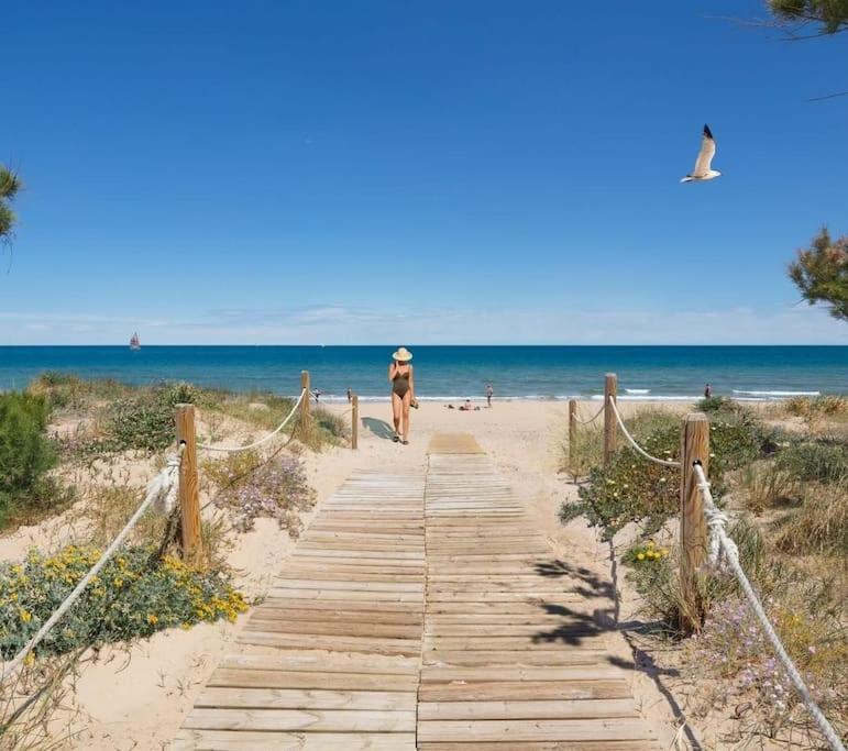 Apartamento Junto Al Mar Oliva Buitenkant foto